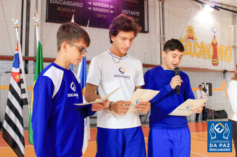 Celebração Cívica & Campanha da Paz  -  Educandário-...